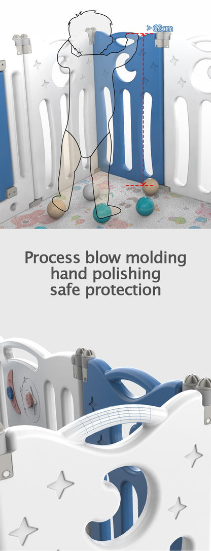 Foldable Baby Playpen 20 Panels – Pink Safety Play Fence for Babies - image 9