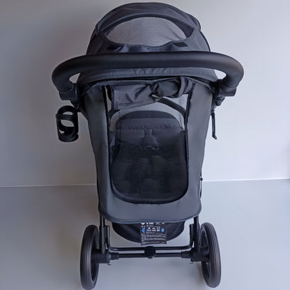 Pre-order Newborn Pram – Poplar Stroller with Carrycot, Reclining Car Seat and Rotating ISOFIX Base(Black) - image 12