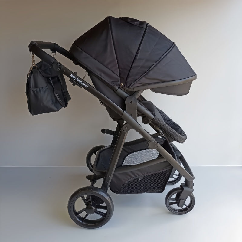 Pre-order Newborn Pram – Palms 1+ Stroller with Bassinet, Car Seat and Rotating ISOFIX Base (Black) - image 23