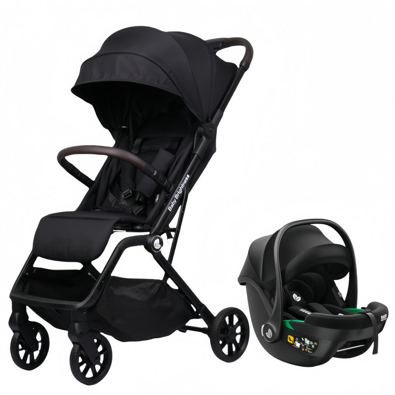 Pre-order Newborn Pram & Capsule – SwiftGo Lightweight Compact Stroller with Capsule (Black)
