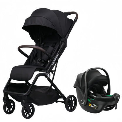 Pre-order Newborn Pram & Capsule – SwiftGo Lightweight Compact Stroller with Capsule (Black)