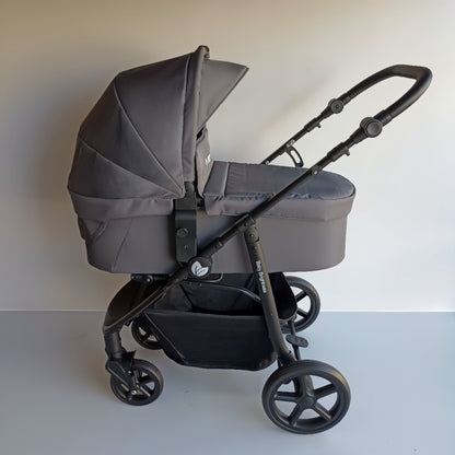 Pre-order Newborn Pram – Poplar Stroller with Carrycot, Car Seat and Rotating ISOFIX Base (Black) - image 24
