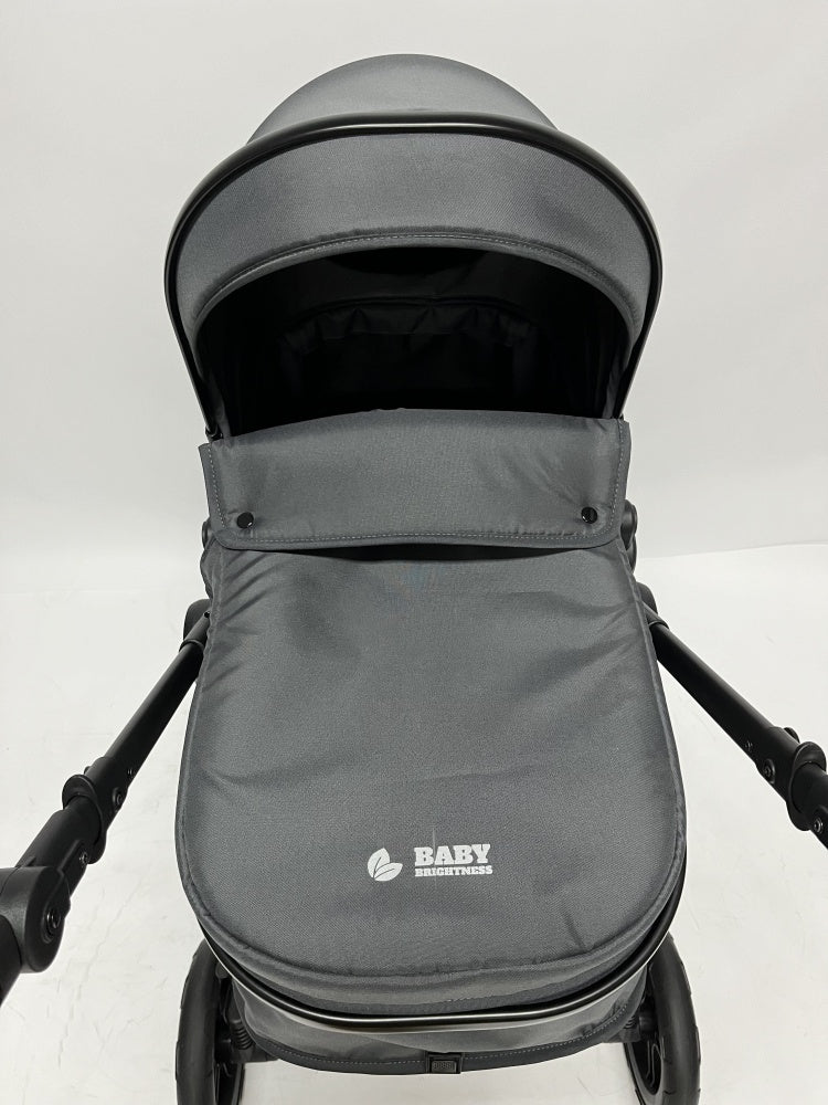 Pre-order Skyra 2-in-1 Newborn Pram & Bassinet Stroller and Car Seat (Black) - image 14
