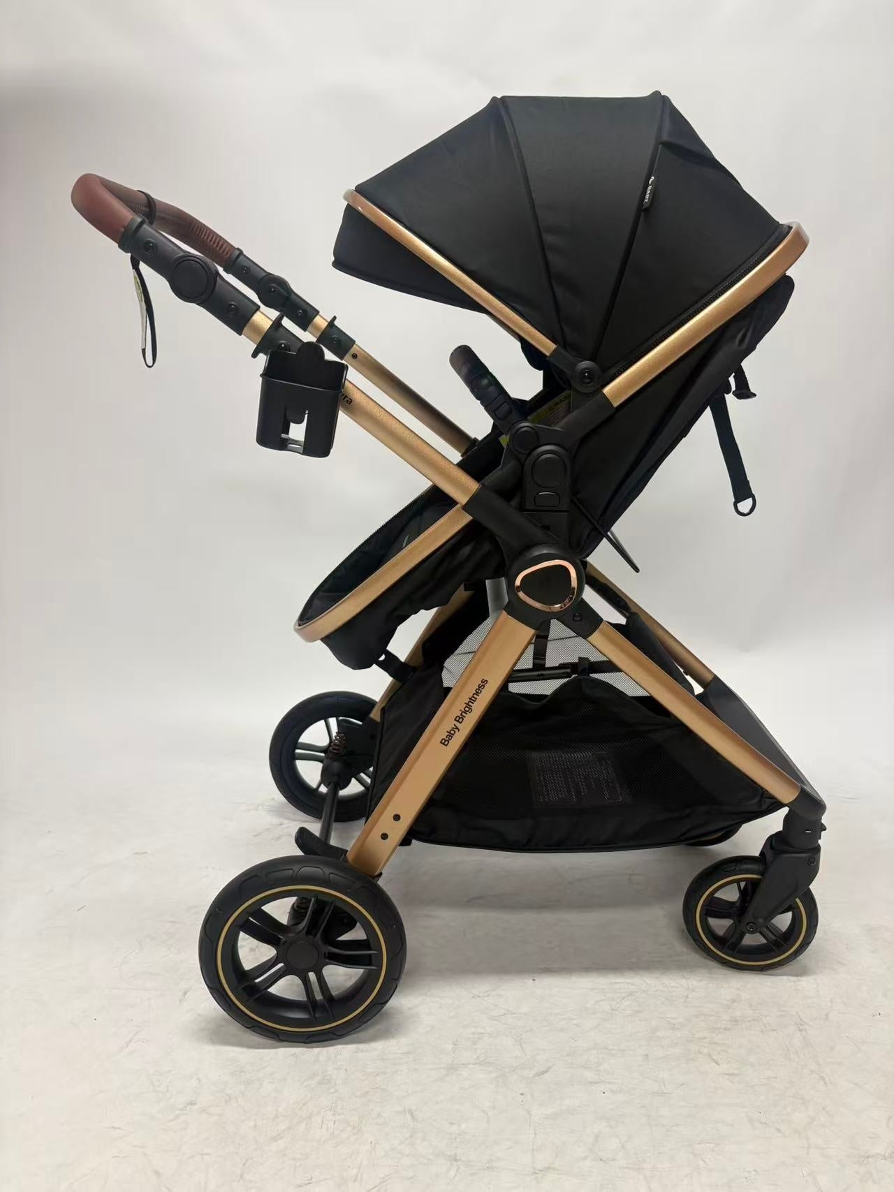 Skyra 2-in-1 Newborn Pram & Bassinet Stroller（Blue）