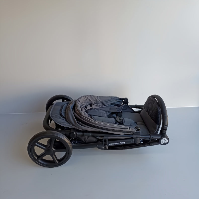 Pre-order Newborn Pram – Poplar Stroller with Carrycot, Reclining Car Seat and Rotating ISOFIX Base(Black) - image 22