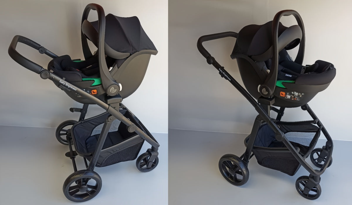 Pre-order Newborn Pram – Palms 1+ Stroller with Carrycot + Infant Capsule + 360 Car Seat and Rotating ISOFIX B - image 30
