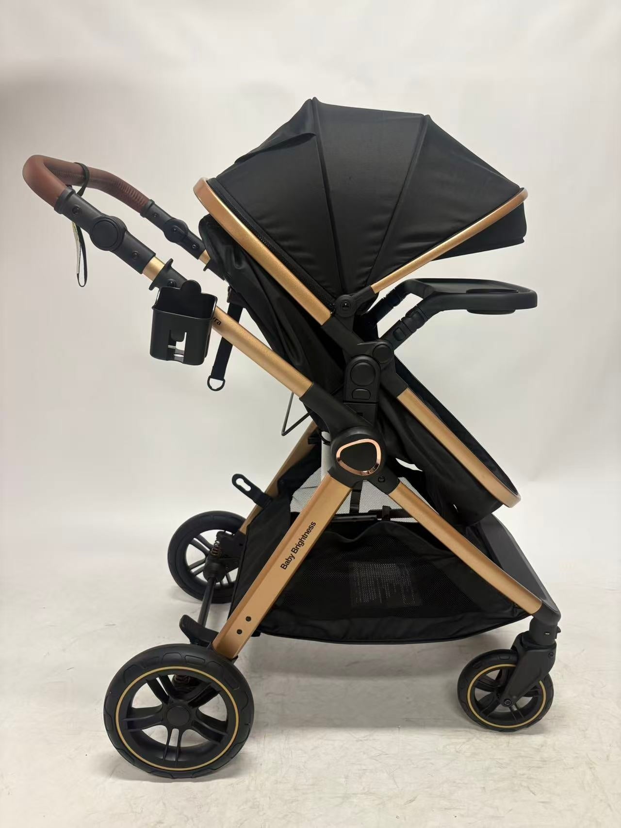 Skyra 2-in-1 Newborn Pram & Bassinet Stroller（Blue）