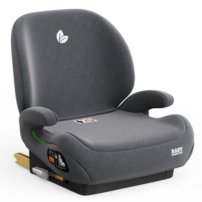 Pre-order Baby Brightness CloudLift Pro Half Booster Seat with ISOFIX and Backrest - Grey - image 2