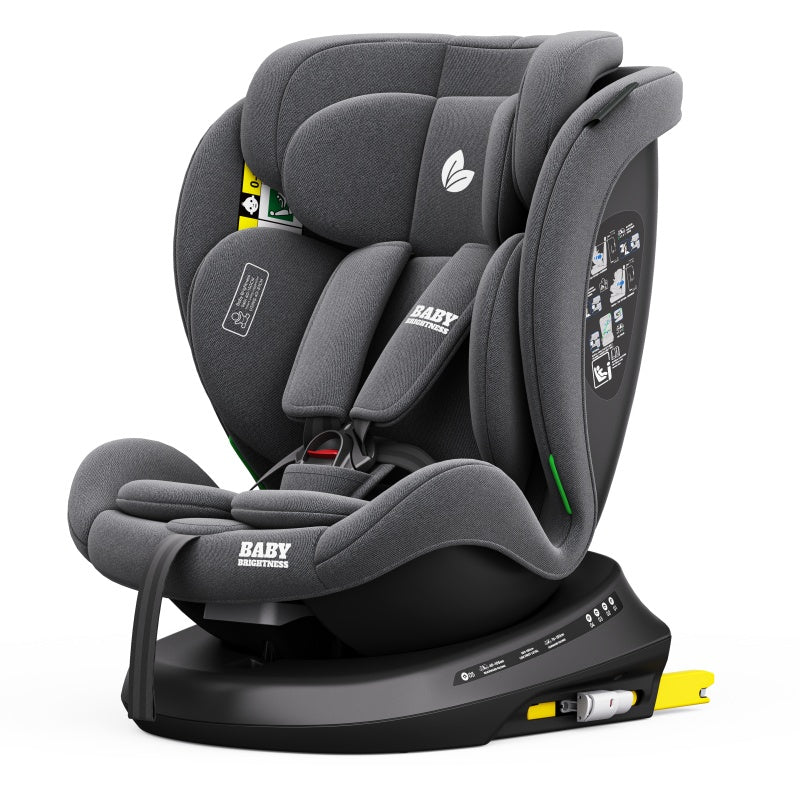 Pre-order 360° Rotating Baby Car Seat – Baby Brightness ShieldMax Plus Grey - image 18