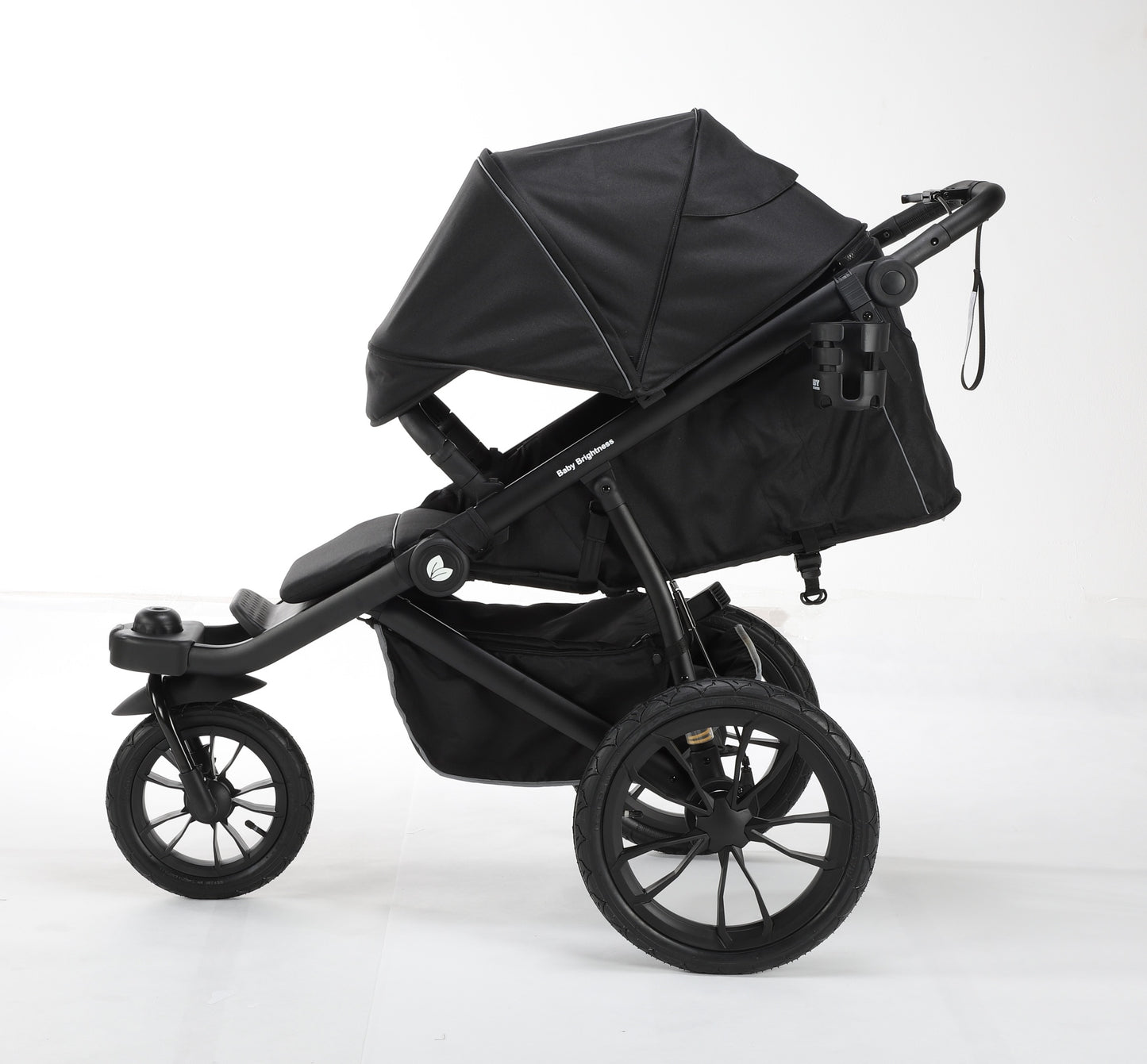 Pre-order Hill All Terrain Jogging Baby Stroller with Carrycot and Car Seat (Black） - image 14