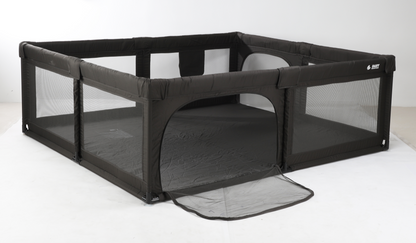 Baby Brightness Mesh baby playpen - Dark Grey