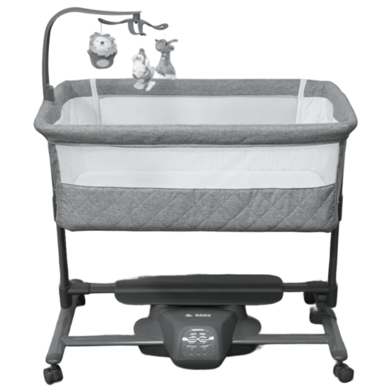 Pre-order Baby Brightness ZYLA Electric Baby Bassinet Bedside Sleeper – Grey