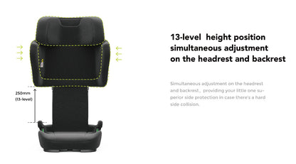 Baby Brightness Fortress Pro Portable Travel Booster Car Seat Grey - image 16
