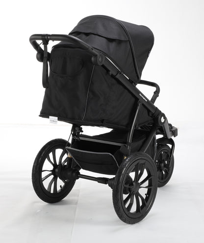 Pre-order Hill All Terrain Jogging Baby Stroller with Carrycot, Car Seat and Rotating ISOFIX Base (Black） - image 13