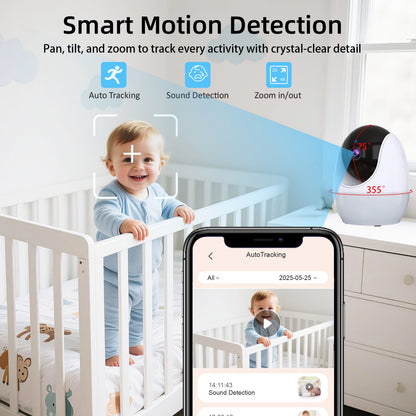 Dual Mode 4.3" Baby Monitor with Night Vision & Motion Detection - image 9
