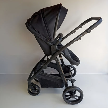 Pre-order Newborn Pram – Palms 1+ Stroller with Bassinet and Reclining Car Seat (Black) - image 17