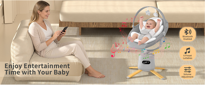 Pre-order Electric Baby Swing - Grey