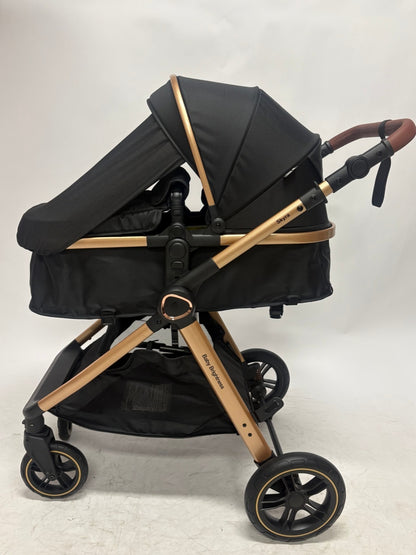 Skyra 2-in-1 Newborn Pram & Bassinet Stroller（Blue）