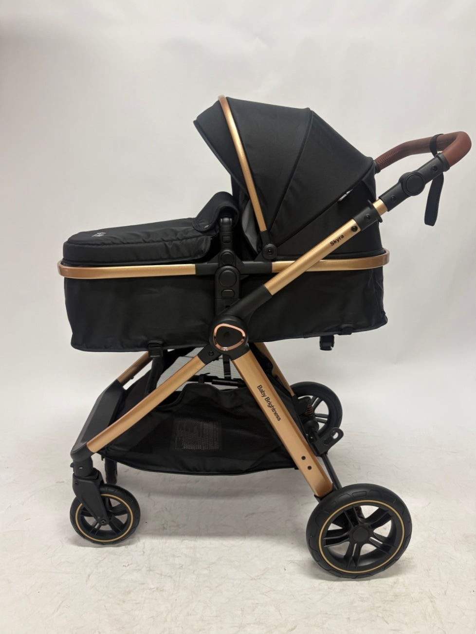 Skyra 2-in-1 Newborn Pram & Bassinet Stroller（Blue）