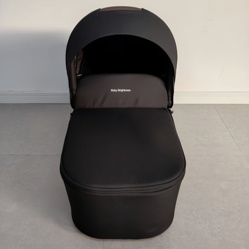 Newborn Pram – EasyGo 1+ Three Wheel Stroller with Carrycot (Black) - image 16