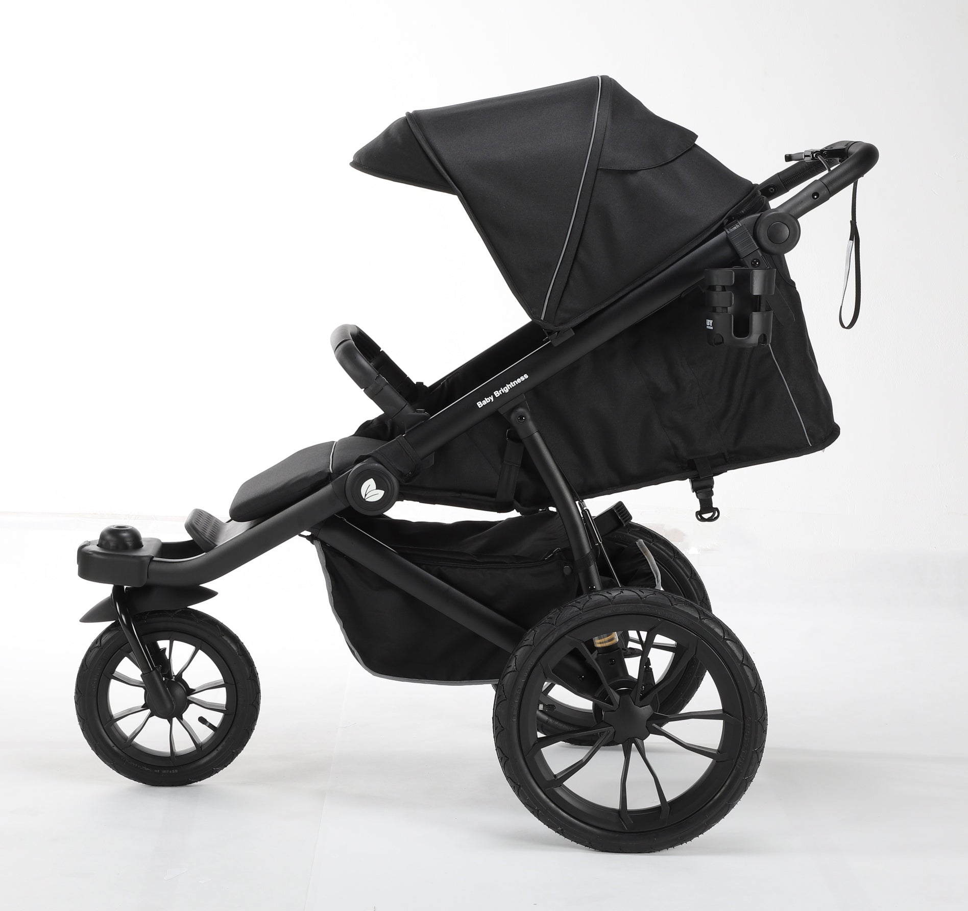 Pre-order Hill All Terrain Jogging Baby Stroller with Car Seat and Rotating ISOFIX Base (Black） - image 13