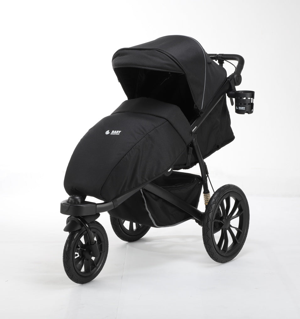 Hill All Terrain Jogging Baby Stroller （Black） - image 12