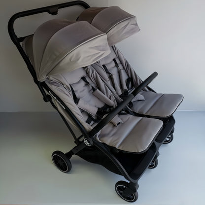Double Pram – FlexGo Duo with Infant Capsule (Beige) - image 5