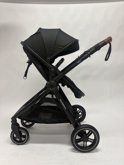 Pre-order Skyra 2-in-1 Newborn Pram & Bassinet Stroller with Car Seat and ISOFIX Base (Black)