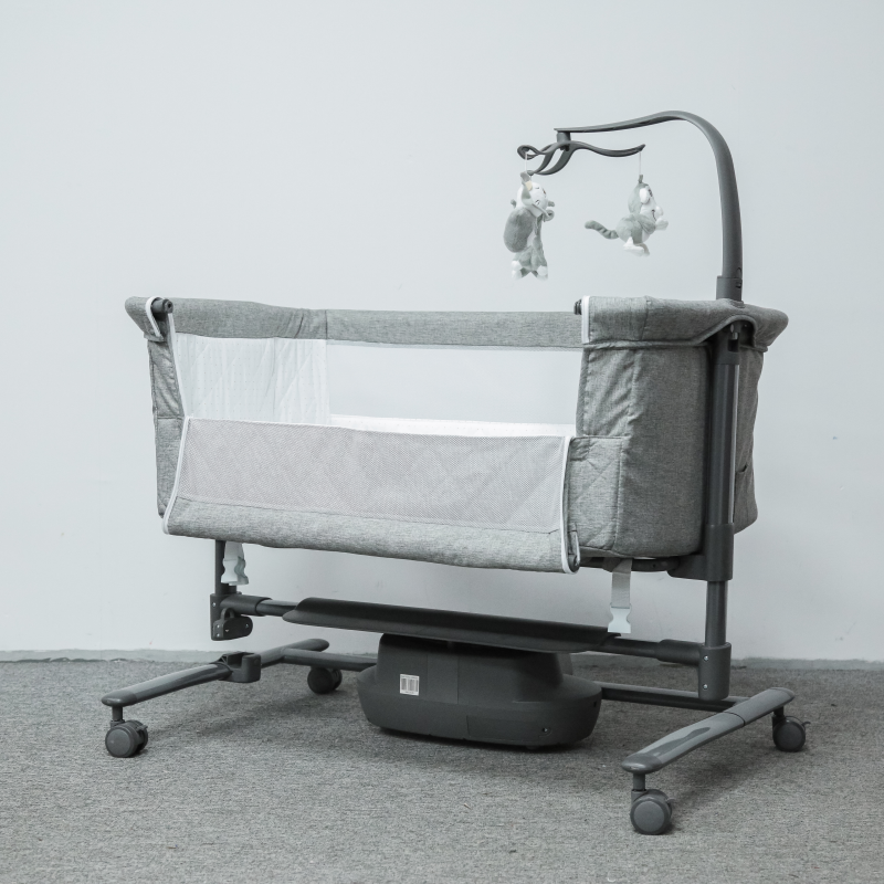 Pre-order Baby Brightness ZYLA Electric Baby Bassinet Bedside Sleeper – Grey