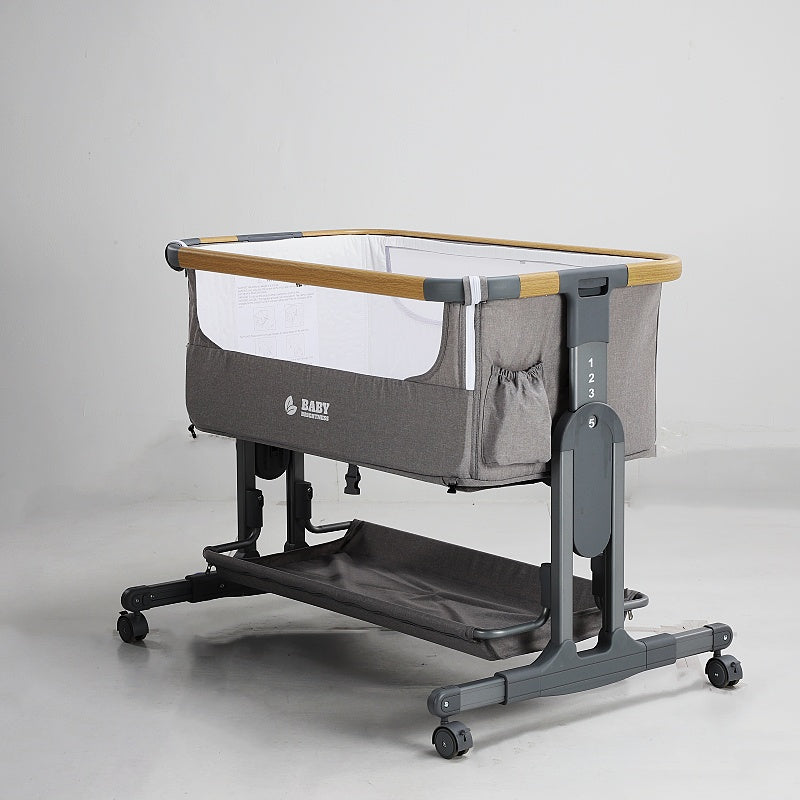 Baby Brightness Co Sleeper Bassinet Grey - image 11