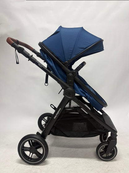 Skyra 2-in-1 Newborn Pram & Bassinet Stroller（Blue）