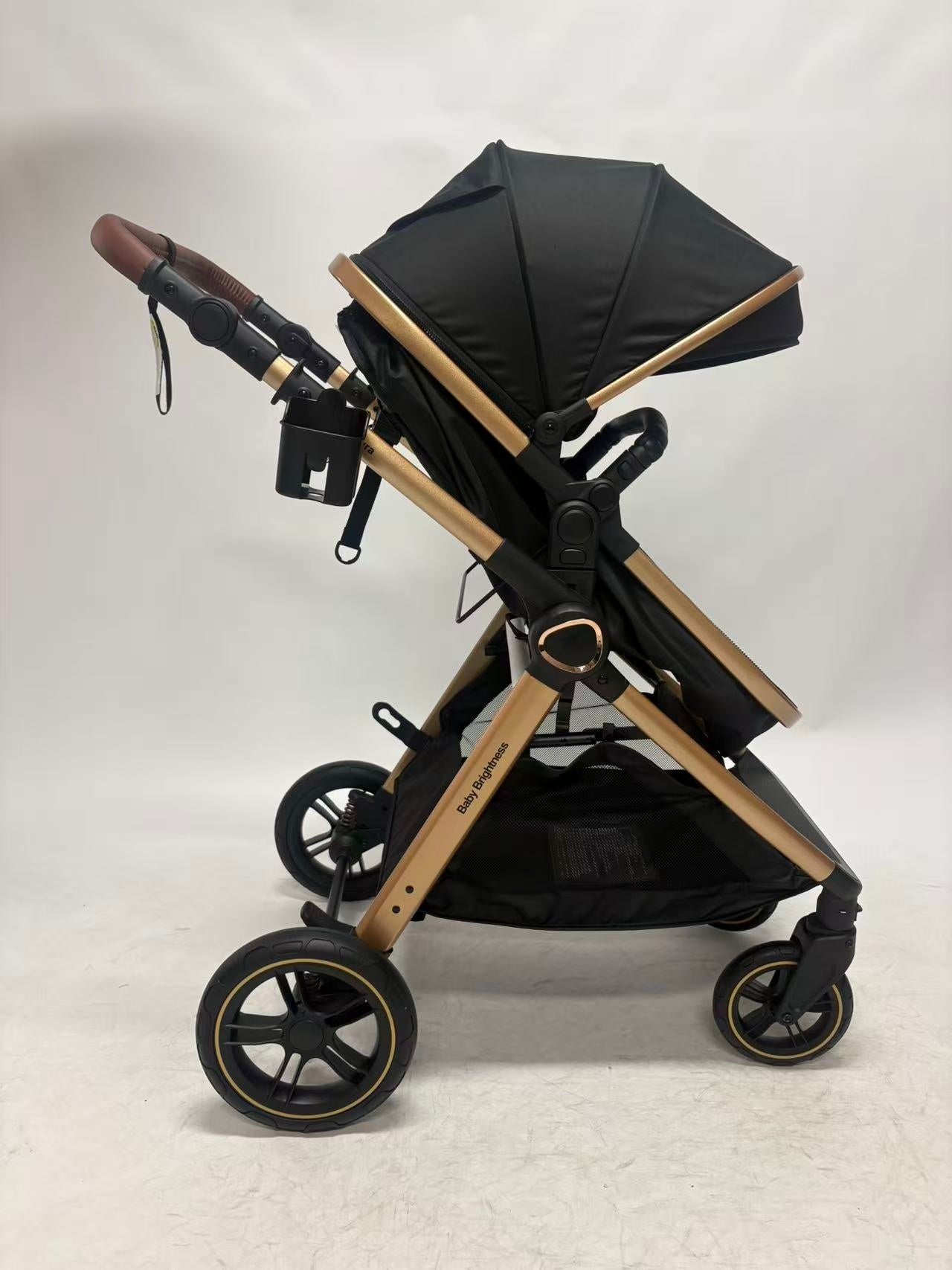 Skyra 2-in-1 Newborn Pram & Bassinet Stroller（Blue）