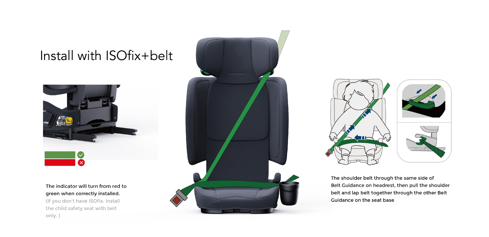 Baby Brightness SecureFit Pro 2 Portable Travel Booster Car Seat Grey - image 12