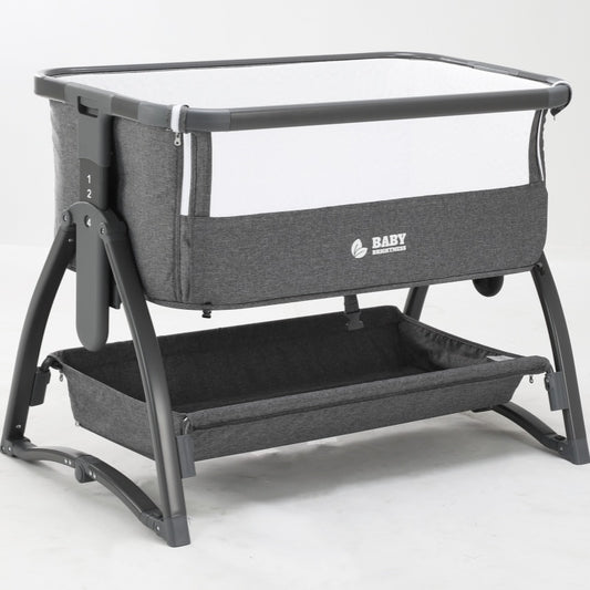Baby Brightness Co Sleeper Bassinet Dark Grey
