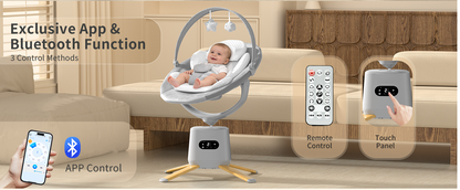 Pre-order Electric Baby Swing - Grey