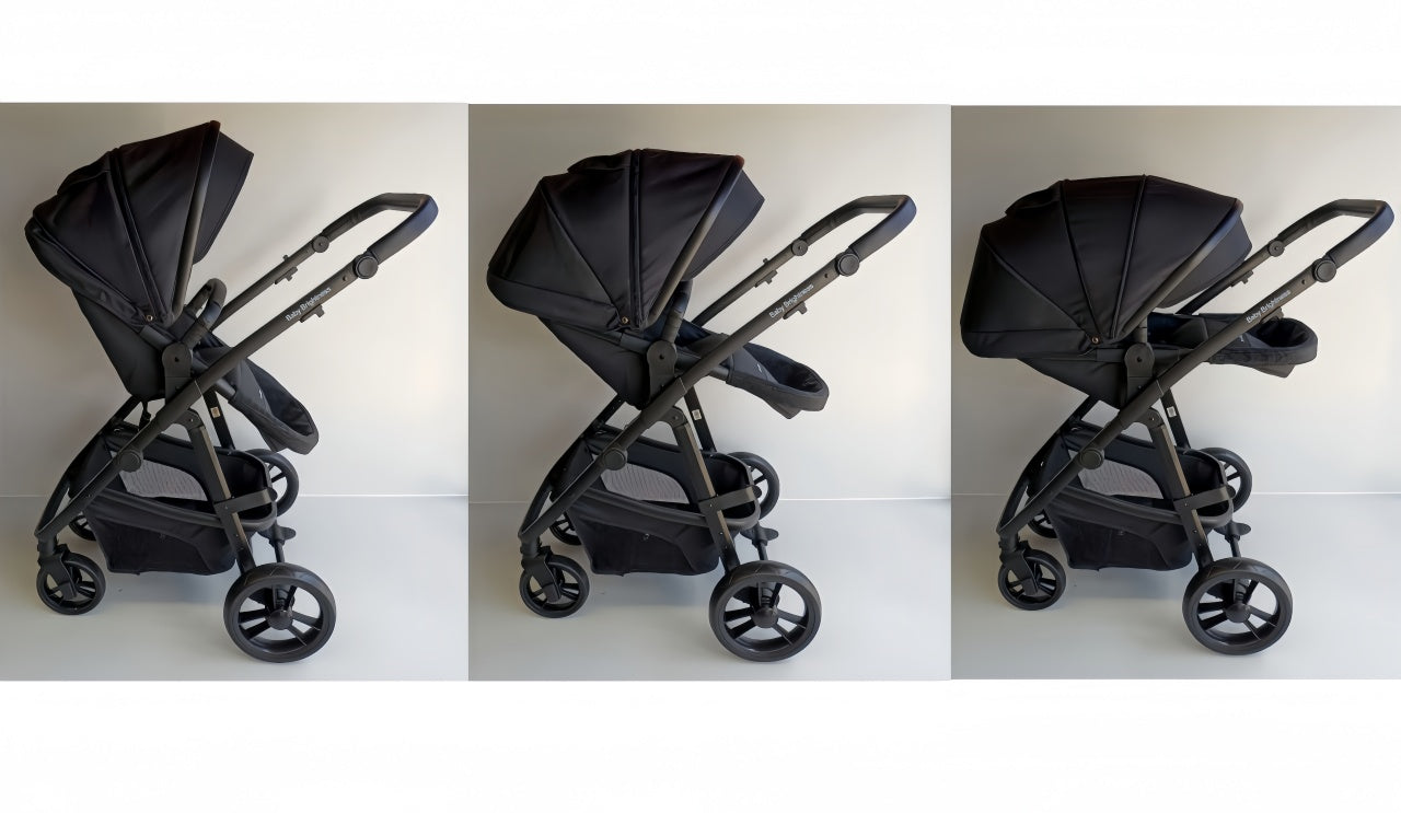 Pre-order Newborn Pram – Palms 1+ Stroller with Carrycot + Infant Capsule + 360 Car Seat and Rotating ISOFIX B - image 4