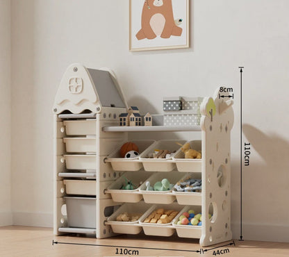 Kids Toy Storage Organizer White - image 2