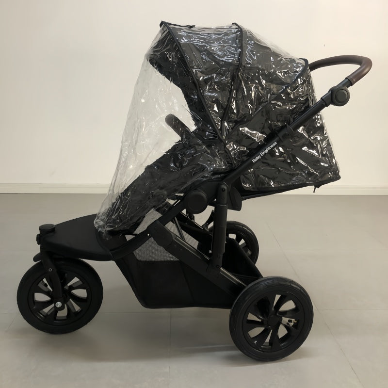 Pre-order Newborn Pram – EasyGo 1+ Three Wheel Stroller with Car Seat and Rotating ISOFIX Base (Black ) - image 11
