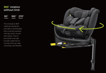 360° Rotating Baby Car Seat – Baby Brightness ProtecMax Pro Blue - image 7