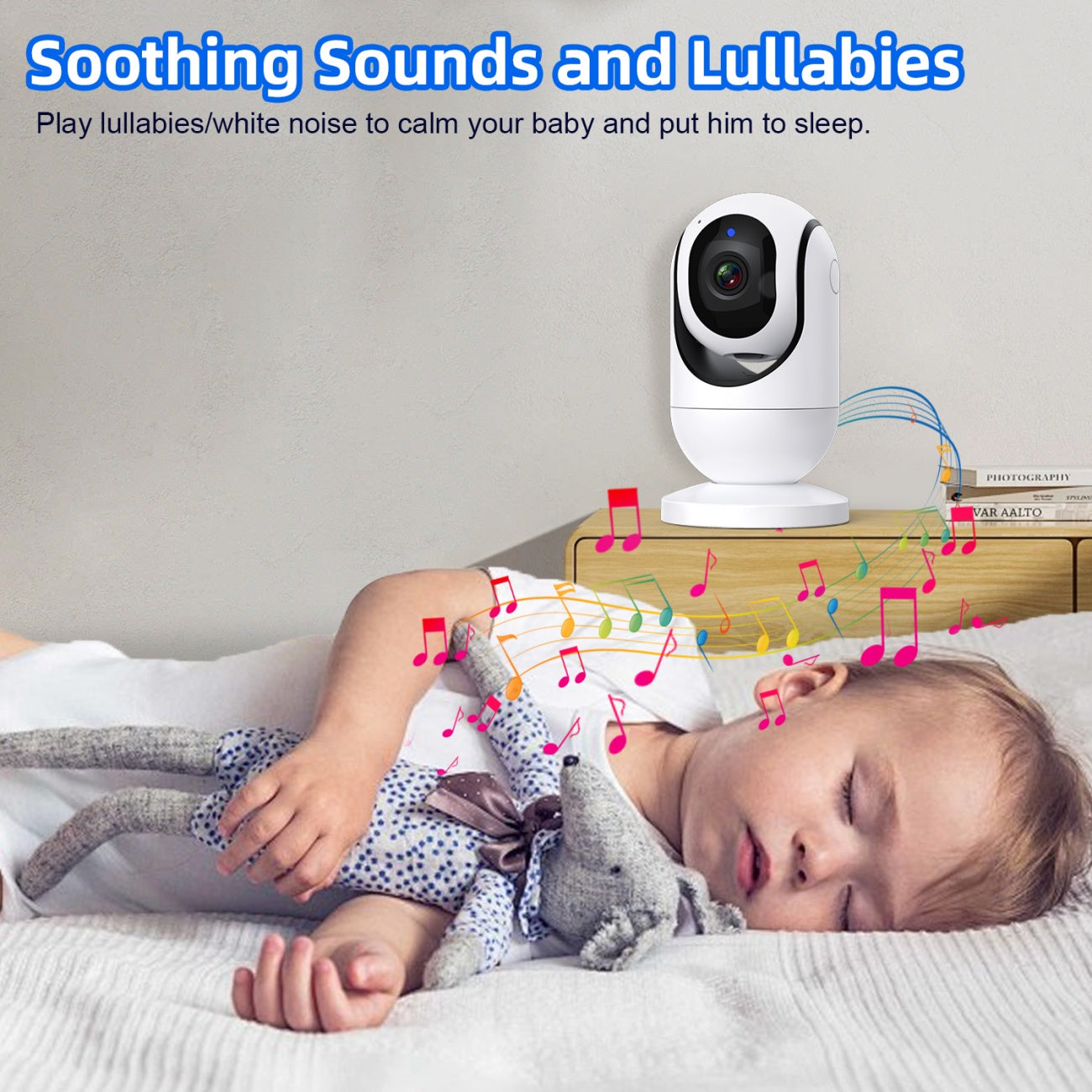7”LCD HD Pan & Tilt Infrared Night Vision Baby Monitor - image 8