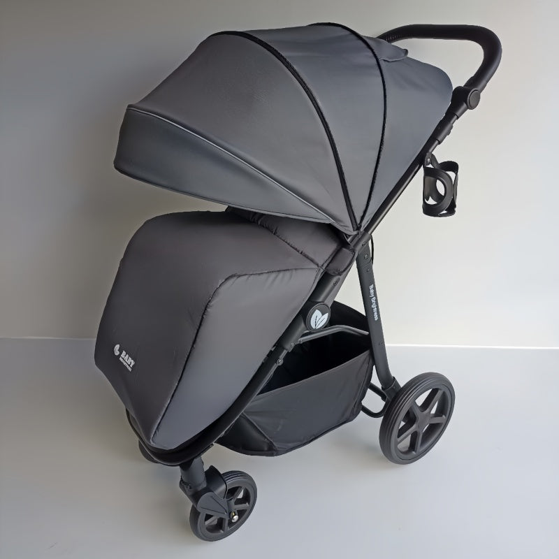 Pre-order Newborn Pram – Poplar Stroller with Carrycot + Reclining Infant Capsule + 360 Car Seat and Rotating  - image 16