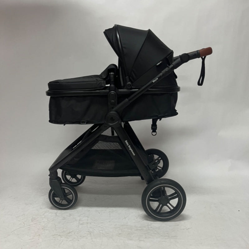Pre-order Skyra 2-in-1 Newborn Pram & Bassinet Stroller and Car Seat (Black/Gold) - image 5