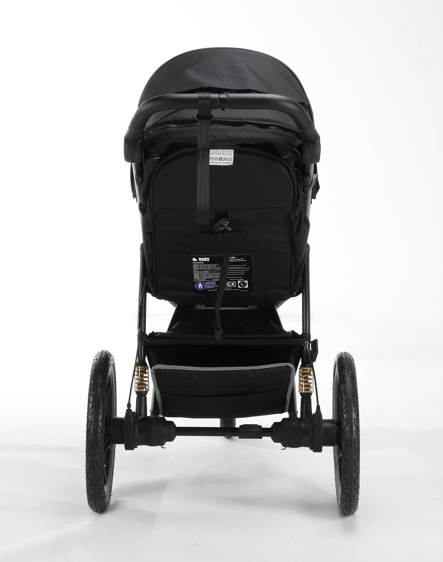 Pre-order Hill All Terrain Jogging Baby Stroller + Infant Capsule + 360 Car Seat and Rotating ISOFIX Base (Bla - image 9