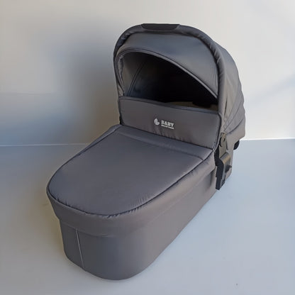 Newborn Pram – Poplar Stroller with Carrycot (Black) - image 27