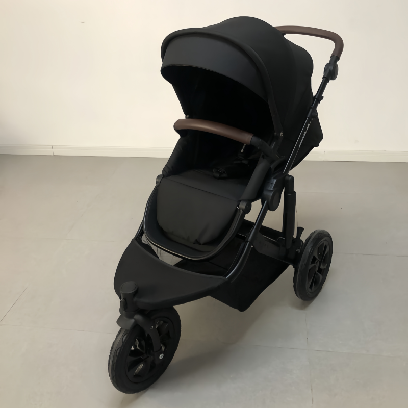 Pre-order Newborn Pram – EasyGo 1+ Three Wheel Stroller with Carrycot, Car Seat and Rotating ISOFIX Base (Blac - image 13