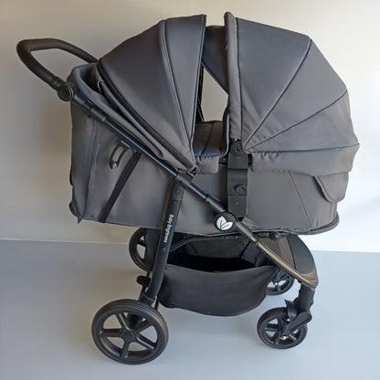 Pre-order Newborn Pram – Poplar Stroller with Carrycot + Reclining Infant Capsule + 360 Car Seat and Rotating  - image 9