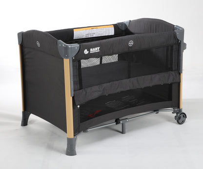 Baby Brightness 4 in 1 Portacot Black - image 9