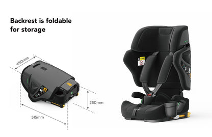 Baby Brightness Fortress Pro Portable Travel Booster Car Seat Black - image 11