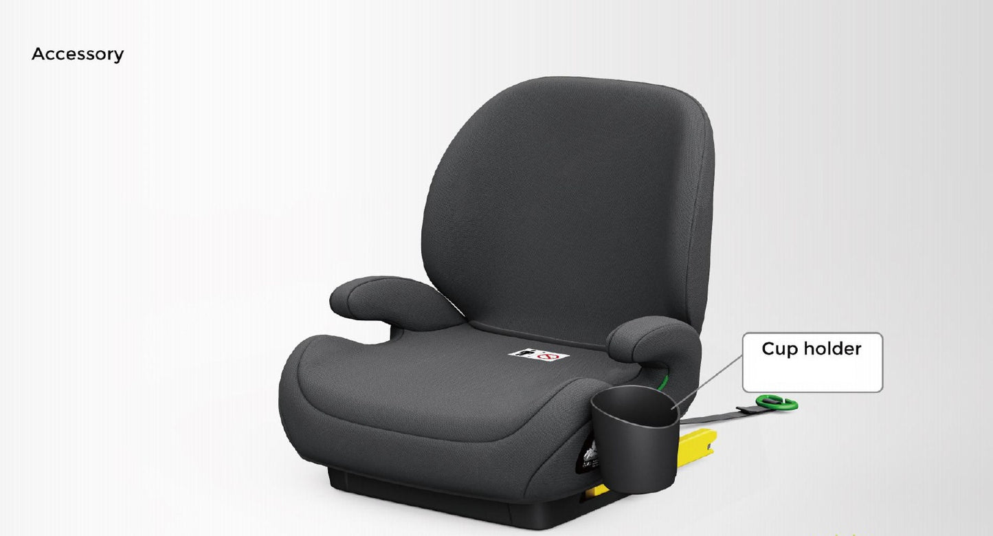 Pre-order Baby Brightness CloudLift Pro Half Booster Seat with ISOFIX and Backrest - Grey - image 7
