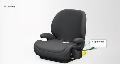 Pre-order Baby Brightness CloudLift Pro Half Booster Seat with ISOFIX and Backrest - Grey - image 7